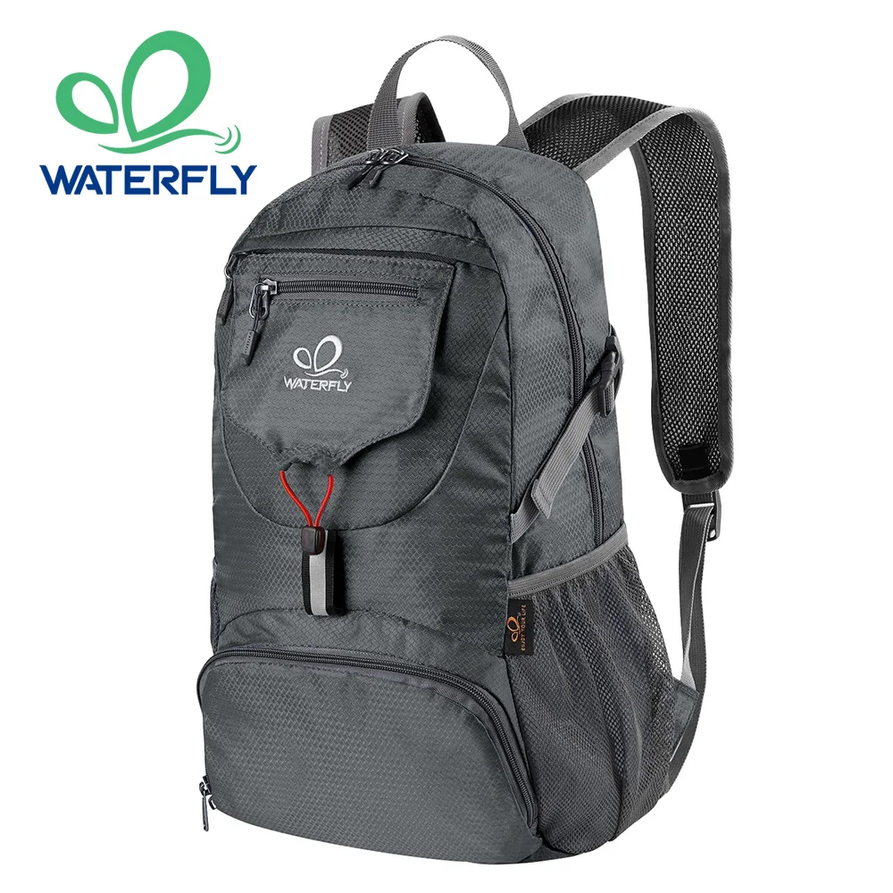 

WATERFLY Ultra Lightweight Foldable Backpack 20L Packable Rucksack Daypack For Men Women Travelling Camping Sports Outdoor