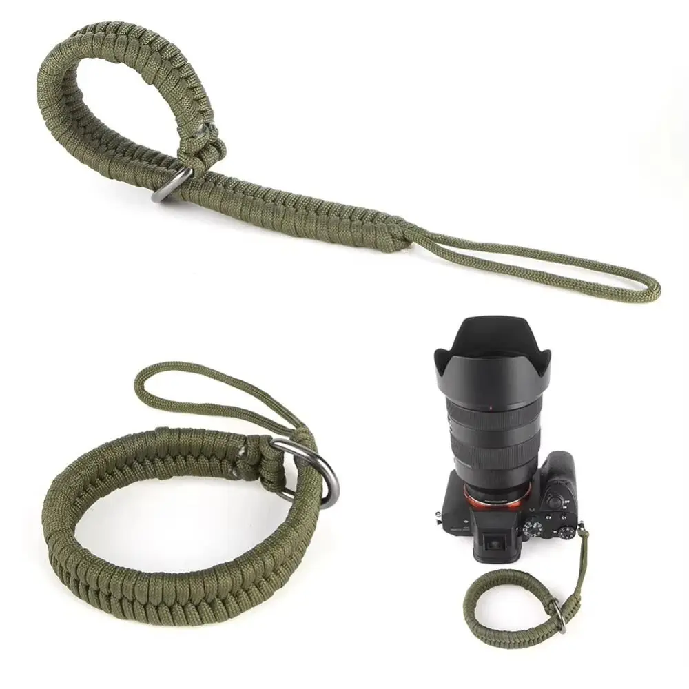 Nylon Umbrella Rope Camera Wristband Secure Connector Adjustable Hand Strap for Canon Nikon Sony Fuji Leica Olympus