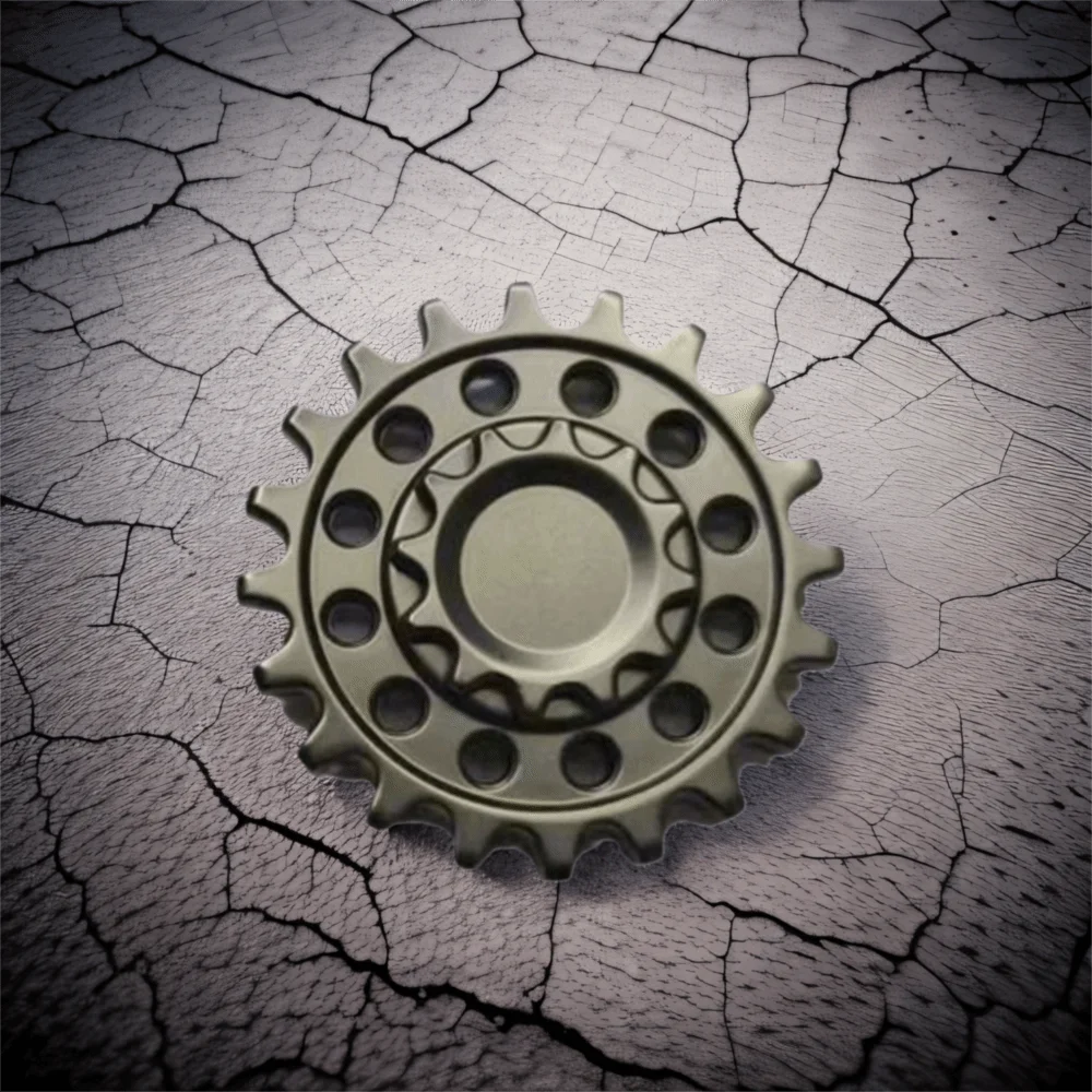 محمل صامت ببصمة الإصبع، مادة معدنية ميكانيكية، عجلة تروس دوارة يدوية 360 درجة °   تصميم الدوار الدوار