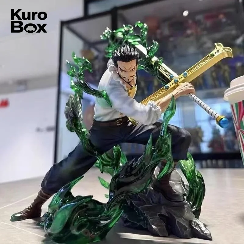 

Hot Selling Bandai Dracule Mihawk Gk Figure Anime Statue Pvc Model Desktop Decoration Collection Gift For Adult Collectors