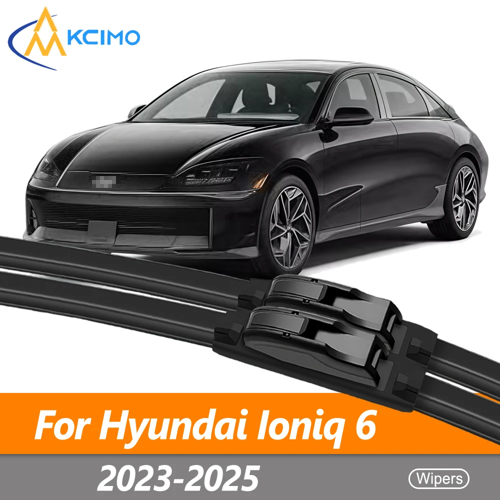 2PCS Windshield Wiper Blades Set For Hyundai Ioniq 6/CE 2023-2025 Front Window Replacement Anti-Ice Winter Front Pair