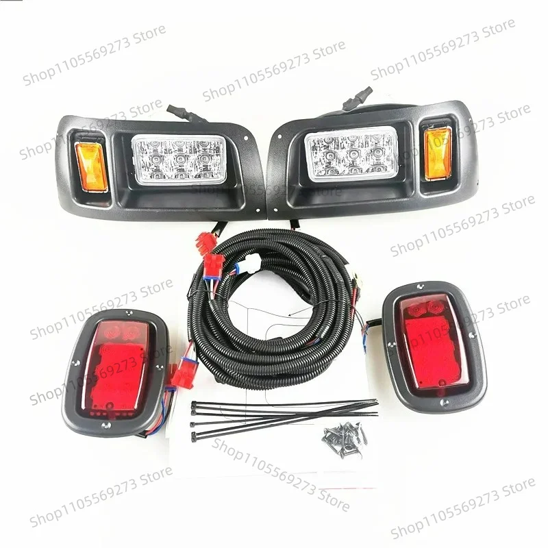 LH07 Golf Cart LED Lights For Club Car DS 2003 To Up Gas Electric Vehicle Headlamp Taillight Accessories