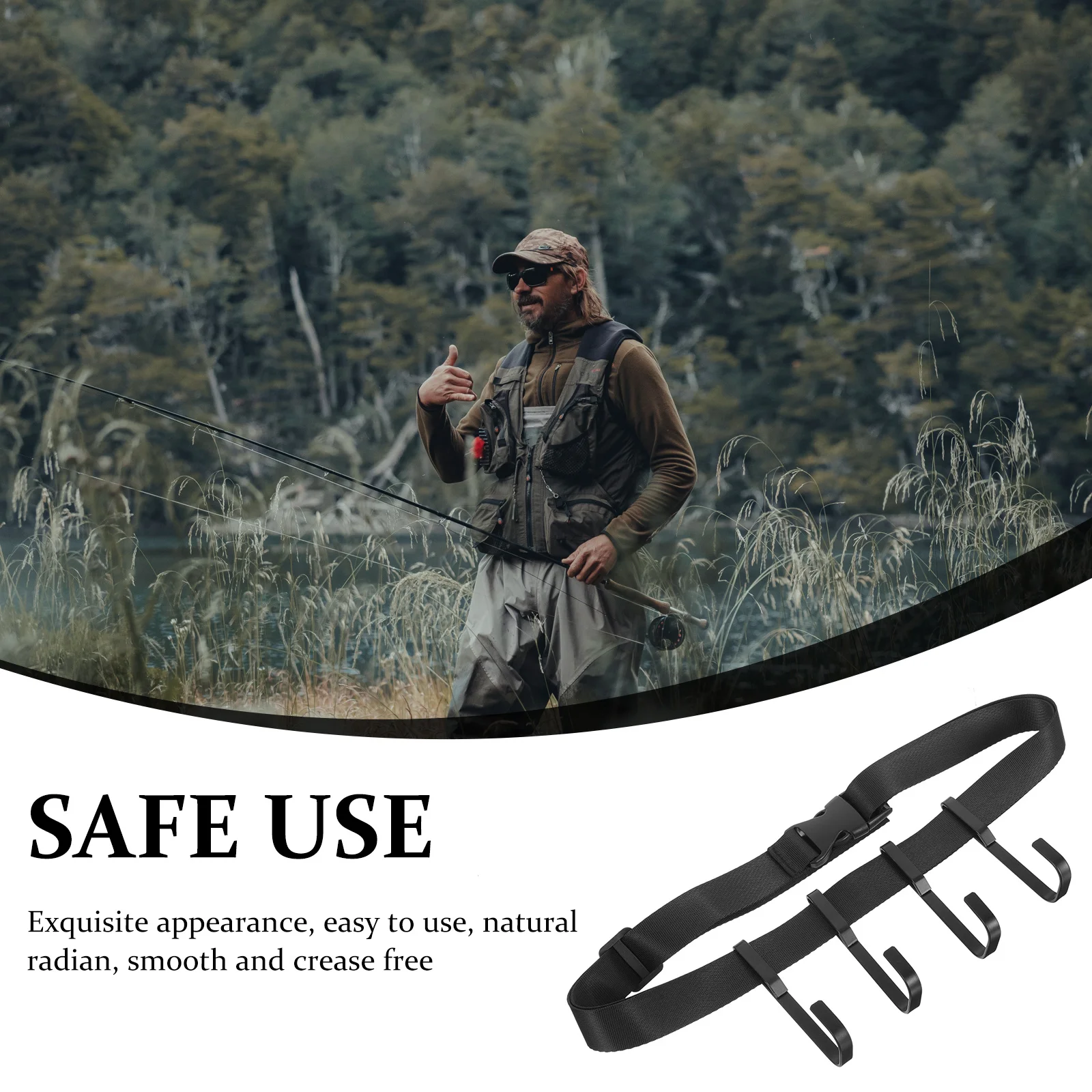 1Set Tree Hooks for Hardness Wear Resistant Outdoor Gear Hanger with Stable Structure Multi Hook Setup