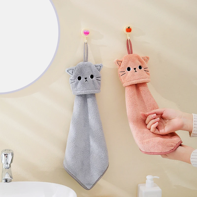 Katze Hand Handtuch Für Kind Super Saugfähigen Mikrofaser Küche Handtuch High-effizienz Geschirr Reinigung Handtuch Bothroom Werkzeuge