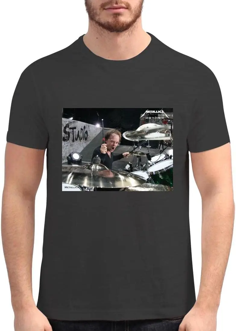 Harding Industries Lars Ulrich - Men's Soft Graphic T-Shirt PDI #PIDP104521