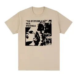 Sex Pistols Vintage T-shirt Punk Rock God Save The Queen Homme Cotton Men T shirt New Tee Tshirt Womens Tops