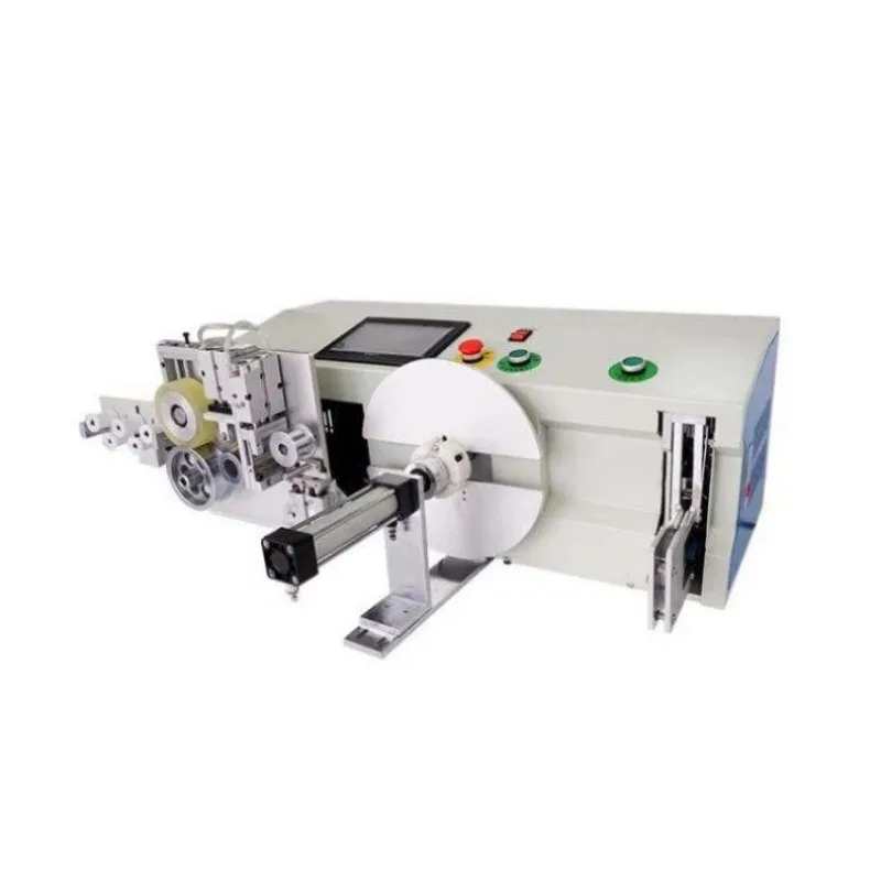 Counting Wire Cutting Coil Machine Binding Wire Tying Roller Roll Reel Winding Machine Cable Measuring and Cutting Machine