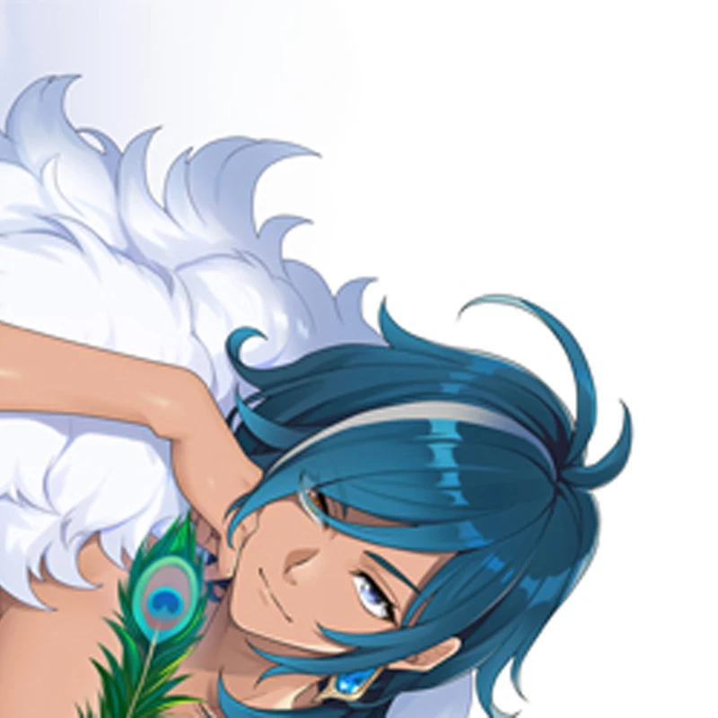 Dakimakura Anime Pillow Cover Kaeya Alberich Double Sided Print 2Way Cushion Cover Xmas Gifts
