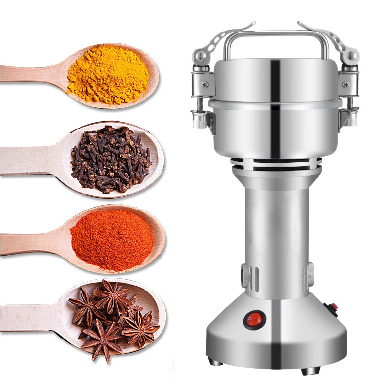 200G Household Small Stainless Steel Pharmacy Traditional Chinese Medicine Grinder Medicine Powder Machine Flour Mill