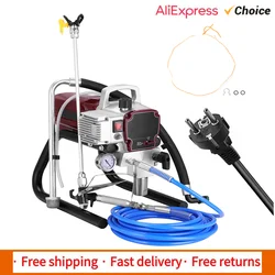 1800W Professional High-pressure Airless Spraying Machine Electric Paint Sprayer Internal-feed Painting Tool Airless Spray Gun