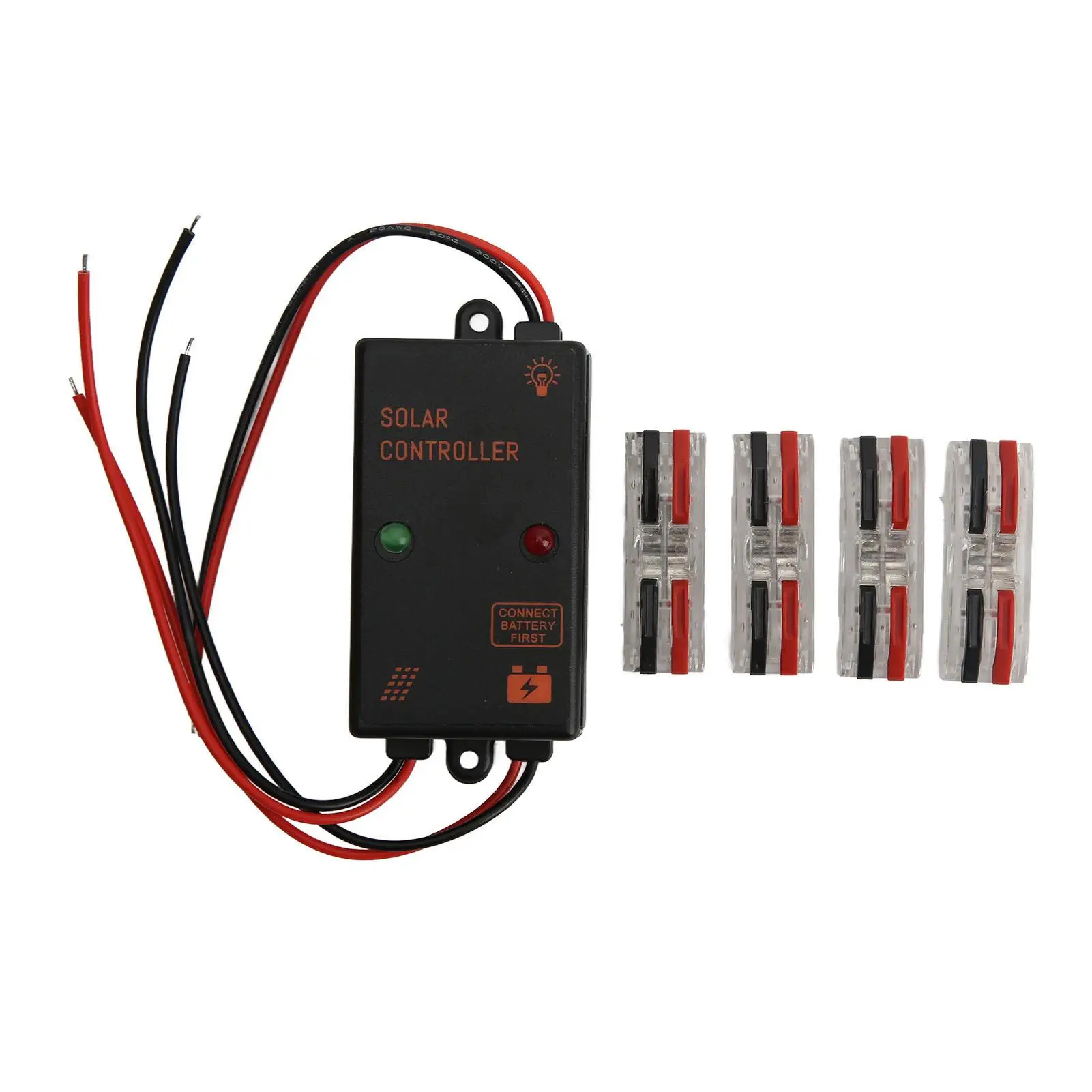 IP67 Waterproof Solar Panel Controller - 5A 6V/12V PWM Auto Charge Regulator for 24/7 Use