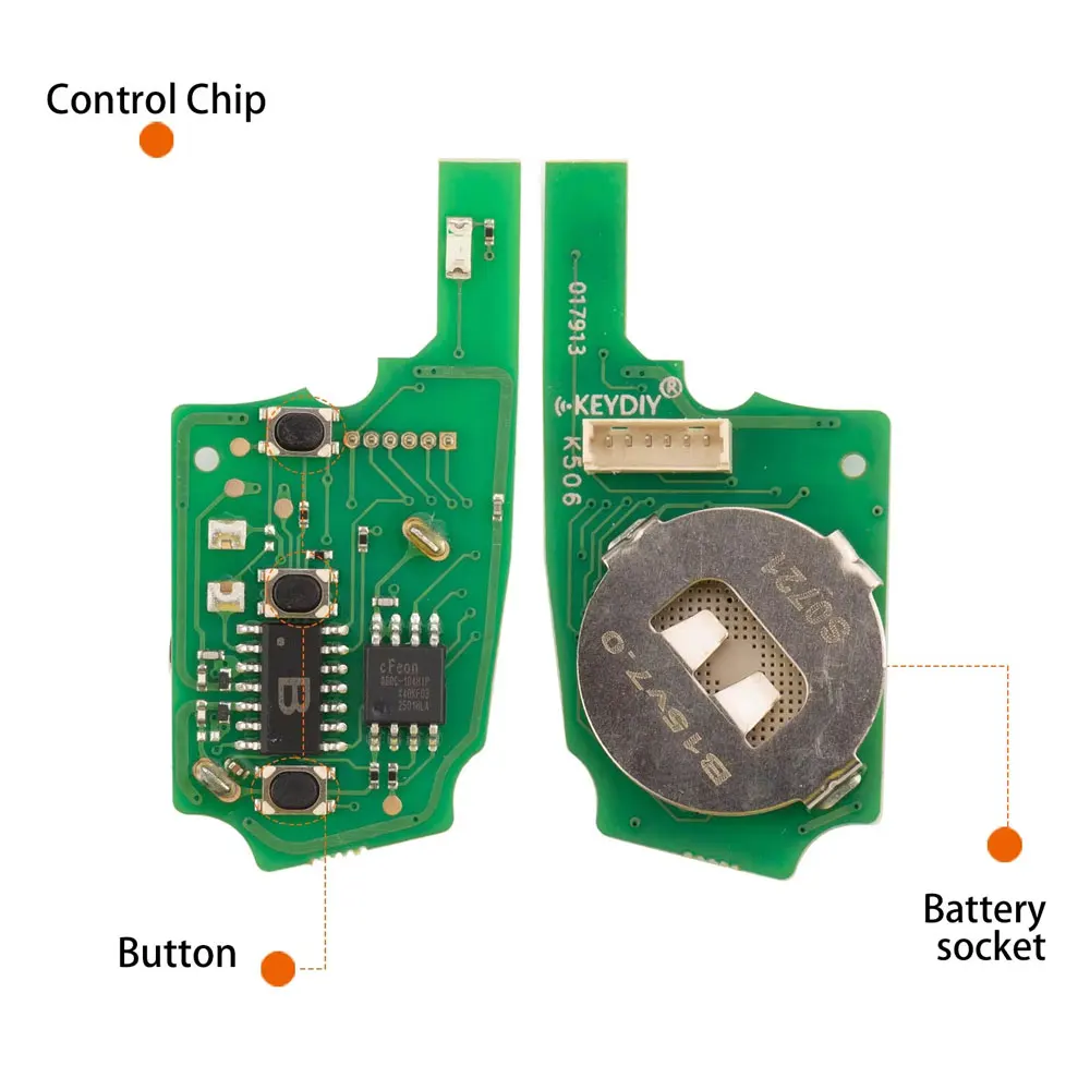 5pcs KEYDIY Universal Remote Key for Volkswagen Style 3 Buttons Car remote Key for Keydiy KD900 Kd-x2 Mini Key Programmer KD B15