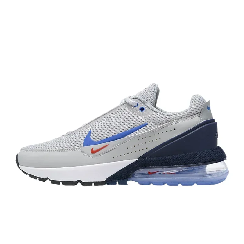 

Nike Air Max Pulse Men's Cushion Cushioned Design Fashion Anti-slip Wear Comfortable Retro Waffle Shoes Gary Blue