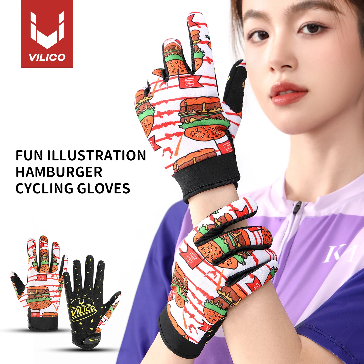 Off Road Motorcycle Touch Screen Full Finger Spring Summer Autumn Mountain Bike Downhill Outdoor Sports Gloves