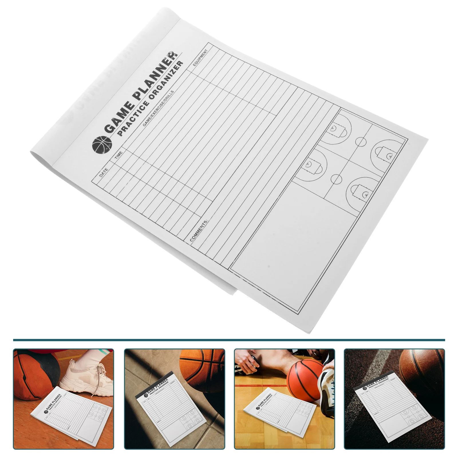 Basketball Record Book Score Records for Scorekeeping Supplies Scorebook Notebook Softball