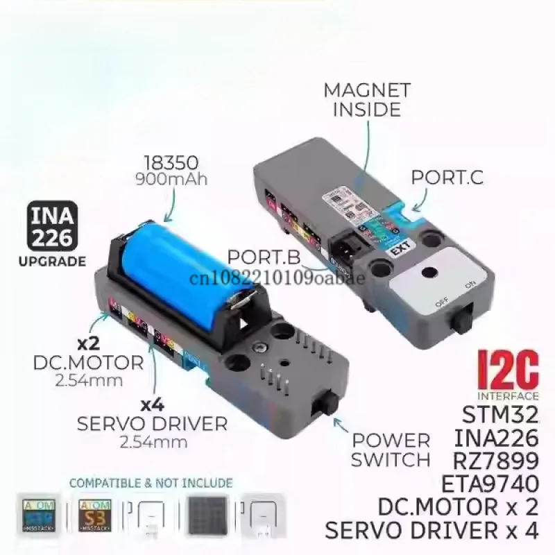 M5Stack Atomic Motion Base v1.1 DC motor drive base