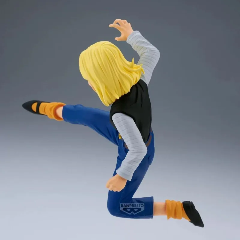 Bandai In Stock Banpresto Match Makers Anime Dragon Ball Son Goten Android 18 Original Action Figures Model Toys Gift TT view 4