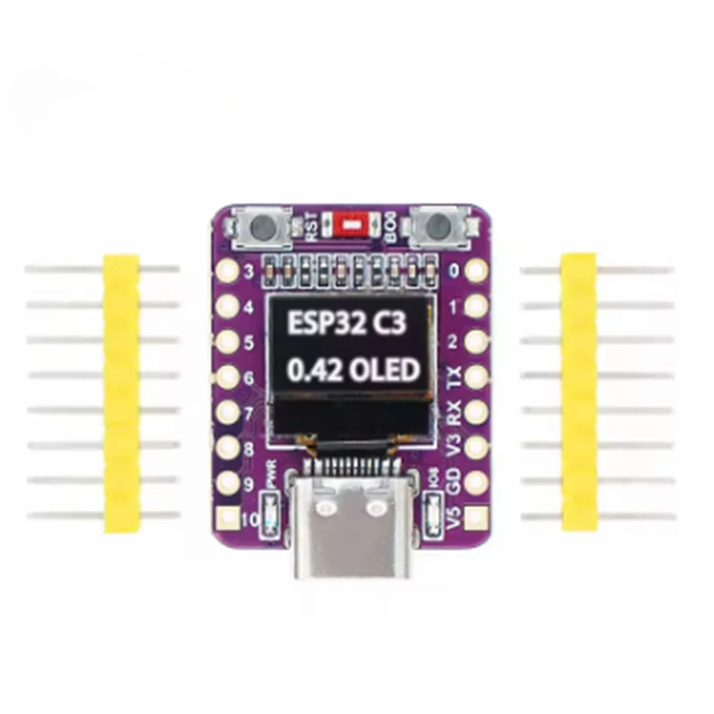 Esp32-c3 Oled Development Board with Ceramic Antenna, Esp32 Development Board, Wi-fi Bluetooth with 0.42inch Screen