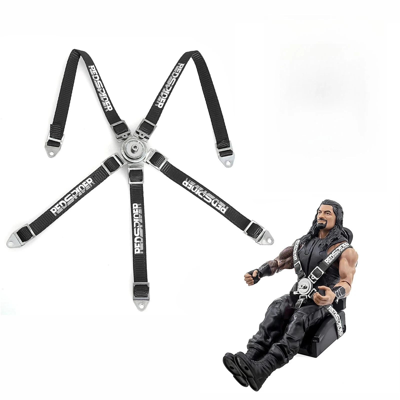 

Simulated Driver Seat Belt(without seat) For RC Crawler Car Axial Wraith TRX4 TRX6 D90 D110 RC Short-Course Truck Monster Truck