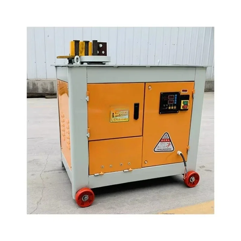 High Efficiency CNC Alloy Rebar Hoop Bender 40MM Capacity Steel Rebar Bending Hoop Machine for Construction