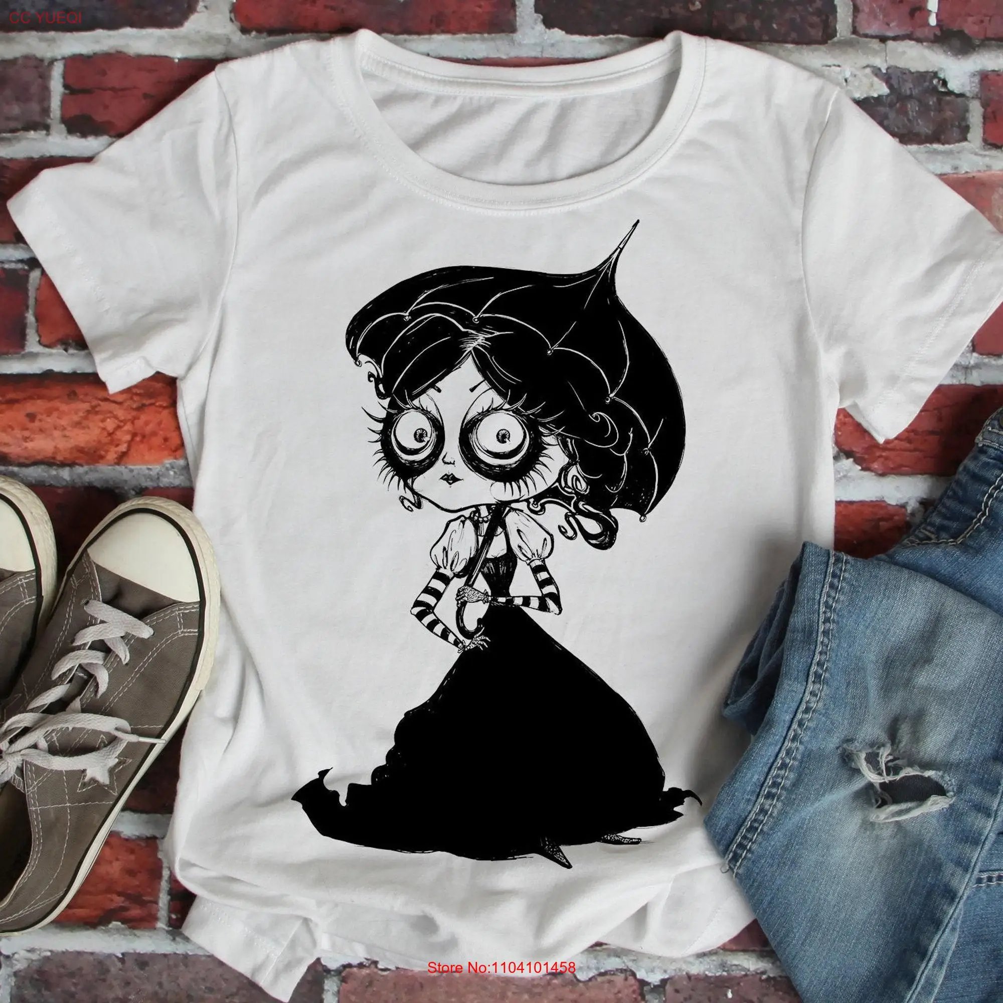 Victorian Girl T Shirt  long or short sleeves