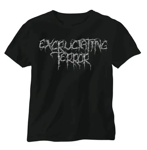 Excruciating Terror Logo T Shirt Punk Metal Hardcore