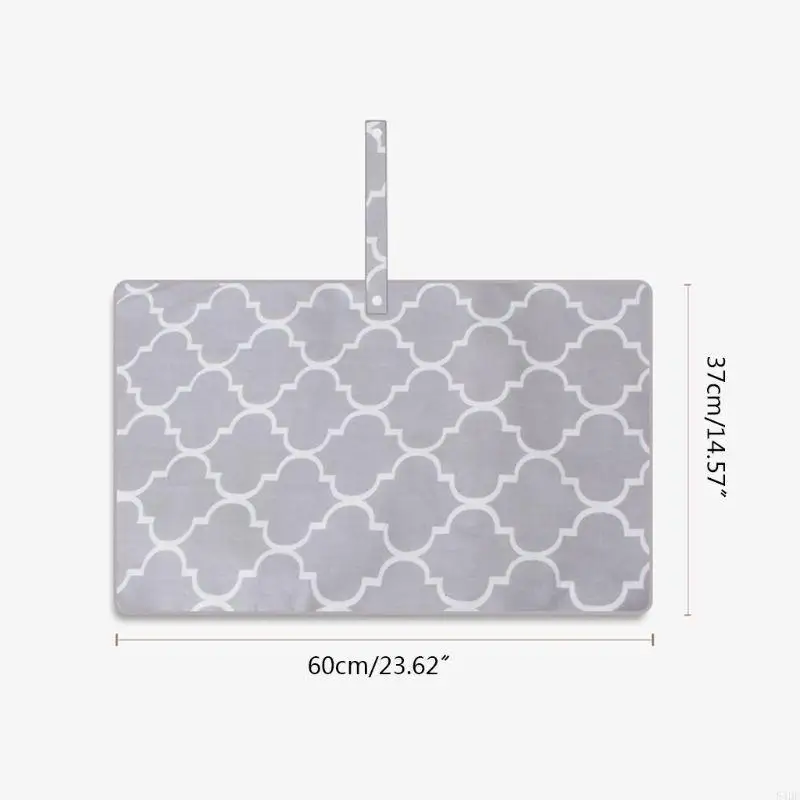 54DF Nệm chống thấm có thể gập lại có thể giặt được Trẻ Thảm sàn trò chơi Tã tái sử dụng