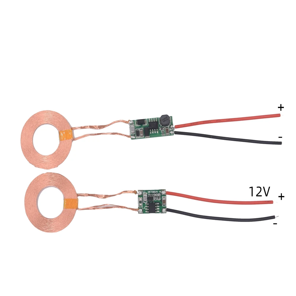 

Taidacent 12V 600mA Wireless Charging Pad Wireless Power Engergy Transfer Module Inductive Charging PCB Kit