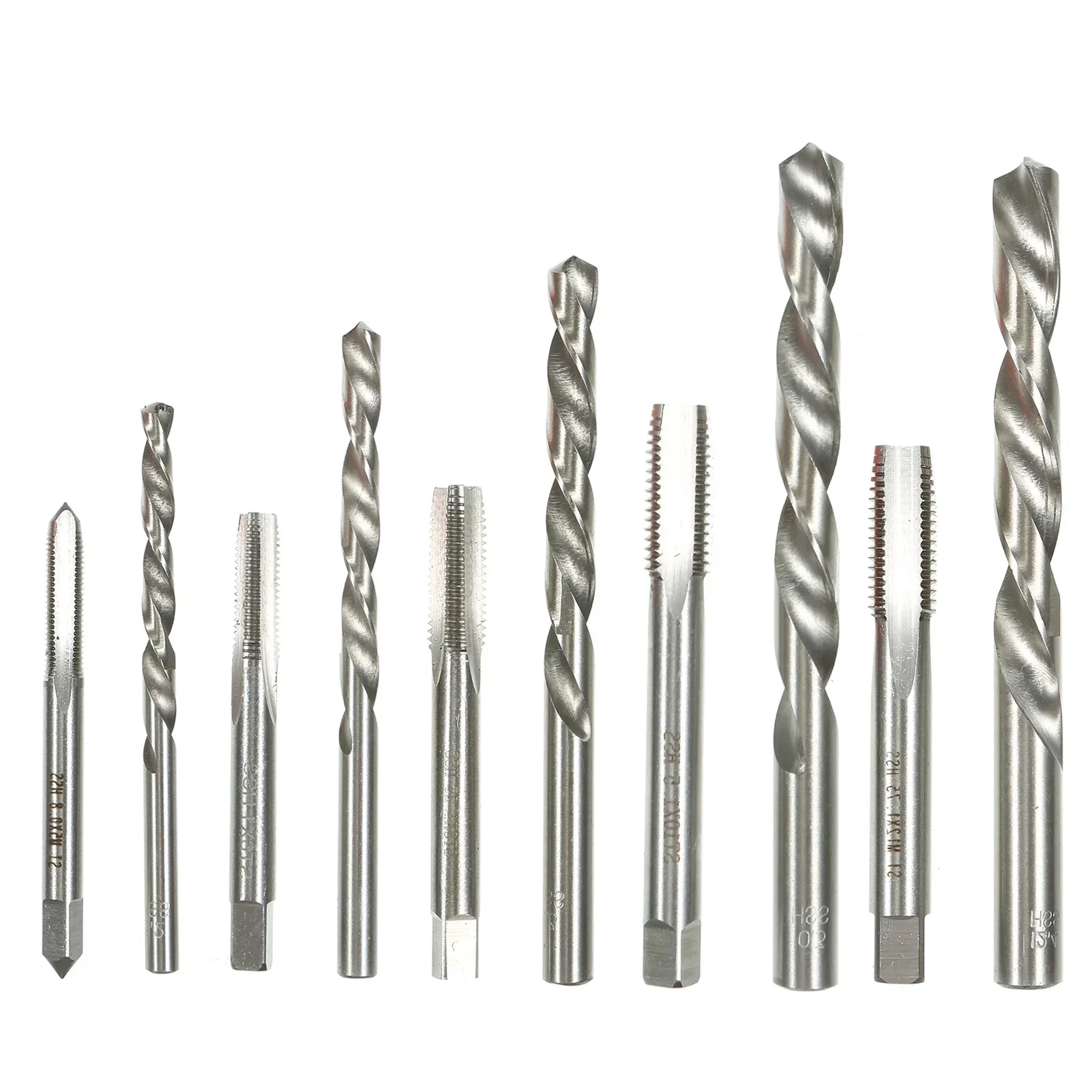 131Pcs Thread Repair Kit M5 M6 Metric8 Metric10 M12 Threaded Tool Twist Drill Bits