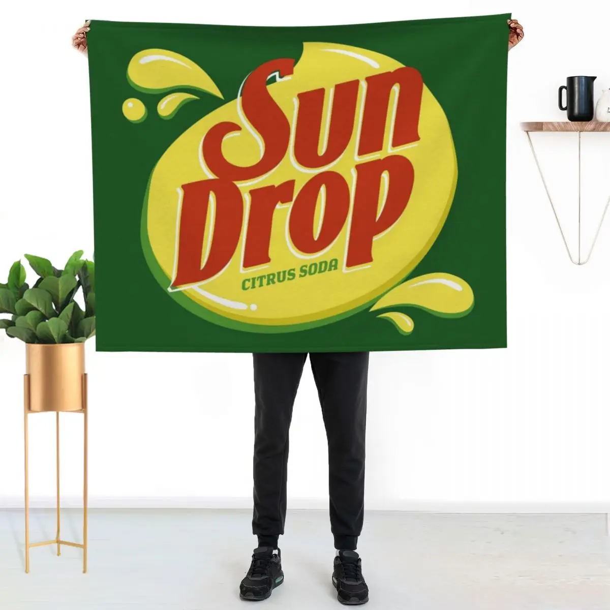 

Luv Sun Drop Throw Blanket Fluffy Cozy Throw Blanket for Home Decor