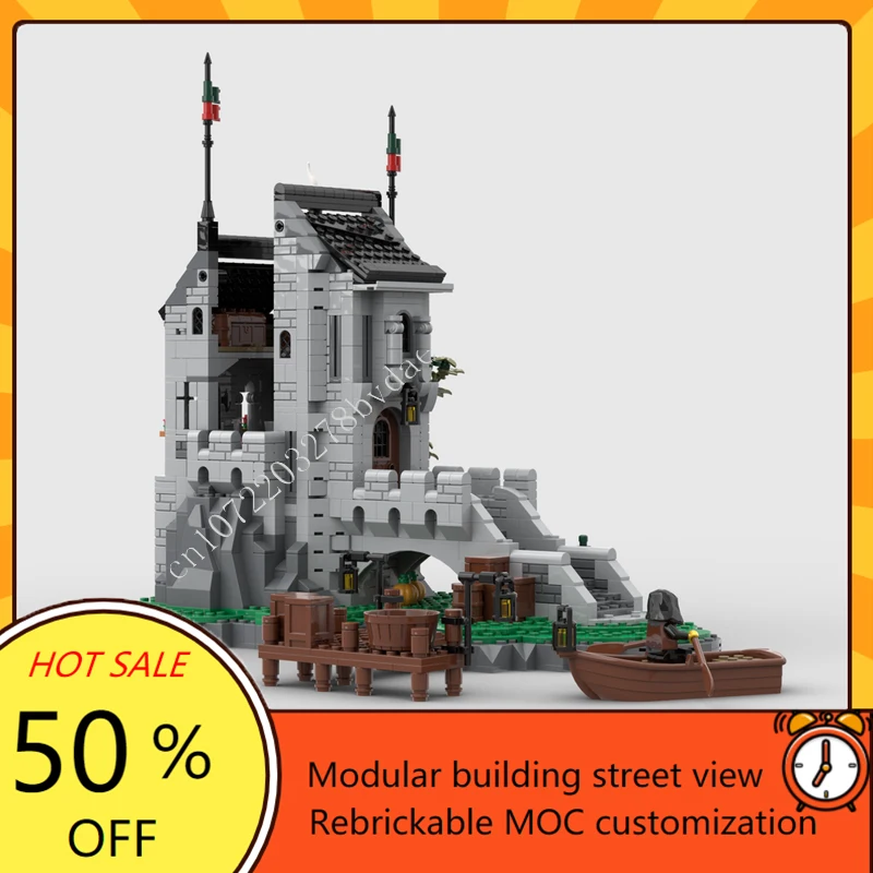 1383PCS MOC Medieval Castle Building Block Model Arcane Kingdom of Löwenstein Technical Brick DIY Assembly Set ToyFor Child Gift