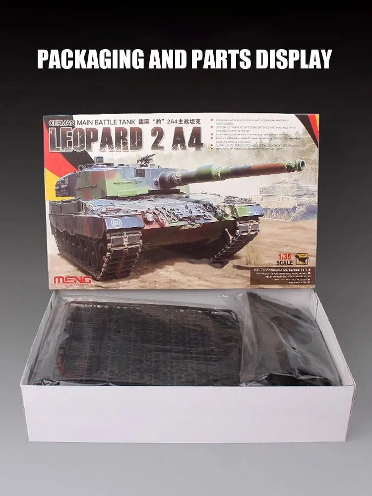 MENG Assembled Tank Model Kit TS-016 Hyundai  Leopard 2A4 Main Battle Tank 1/35