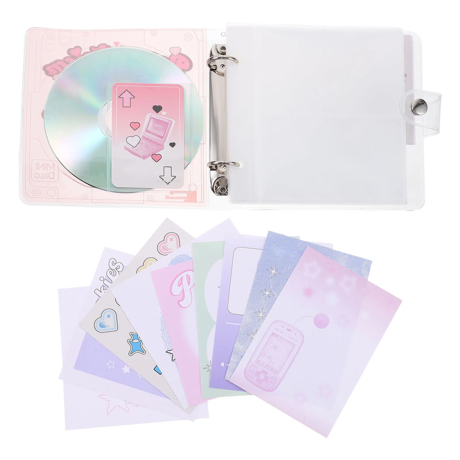 

Photo Album Family DIY Pink Mini Picture Collection Card Holder Photocard Storage Albums H Album For Photocard made