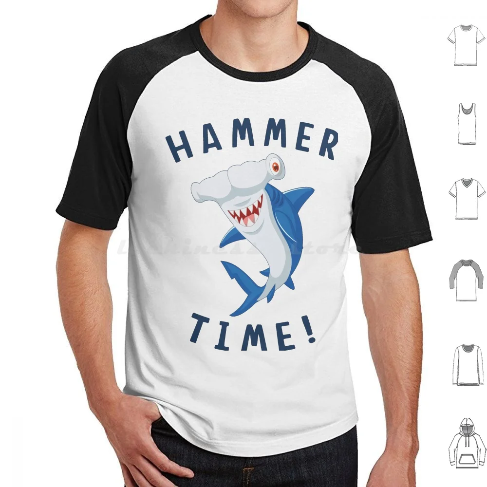 Hammer Time Hammerhead Shark T Shirt Big Size 100% Cotton Hammer Time Hammerhead Shark Hammer Time Hammerhead Shark Hammerhead