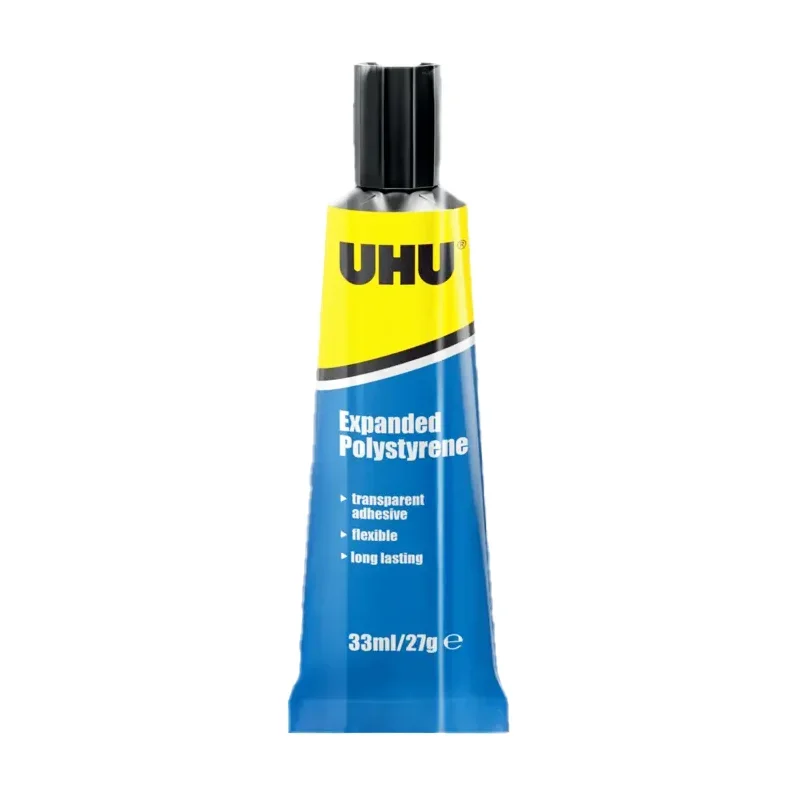 FOR UHU Expanded Polystyrene Plastic Adhesive for Strong Bonding of Plastic Materials Original Product