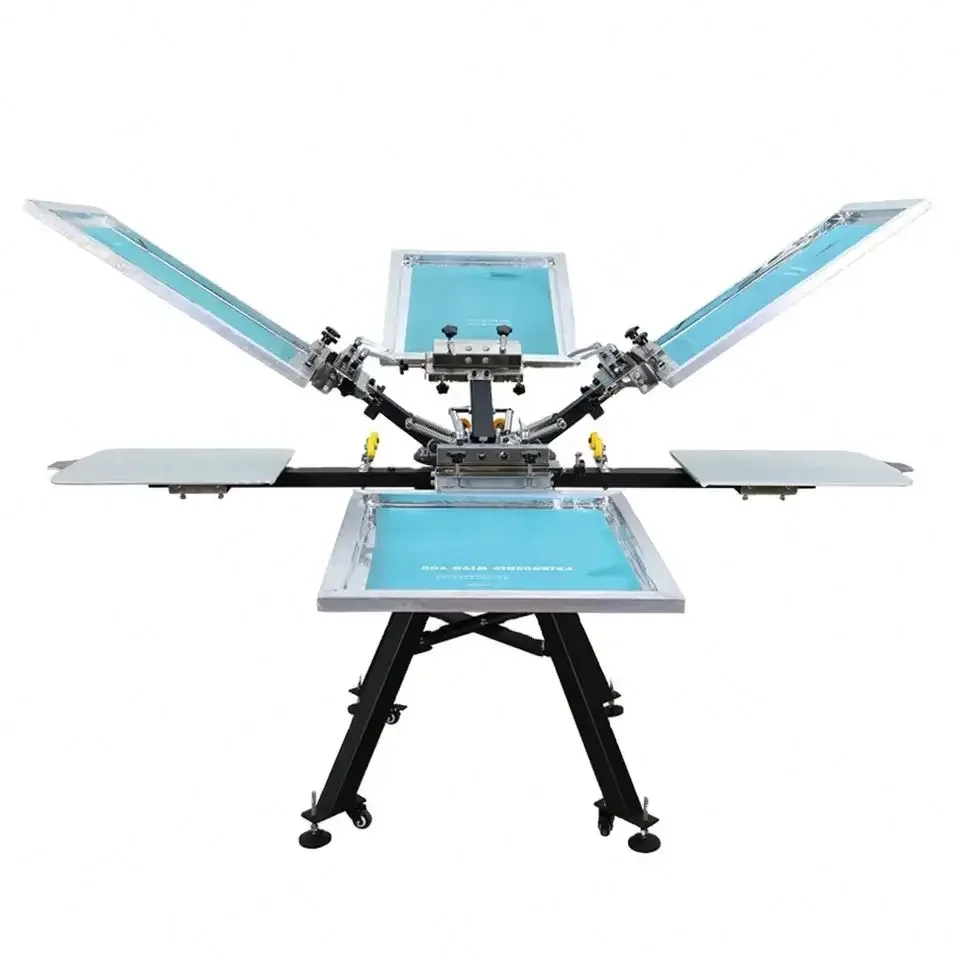

# Hot Fort-shirt Screen Printing Machine Octopus Machine 4-color 4-station Screen Printer For Garment Printing