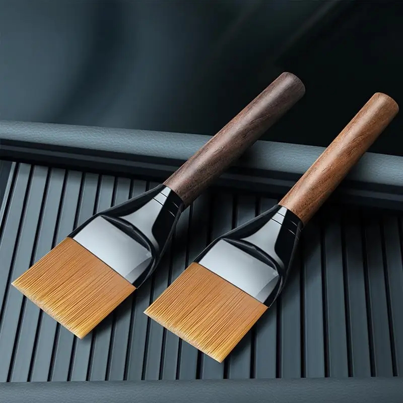 Car Air Vent Cleaning Soft Brush Car Interior Dust Sweeping Brush Auto Crevice Detailing Soft Brush Car Dashboard Cleaning Brush