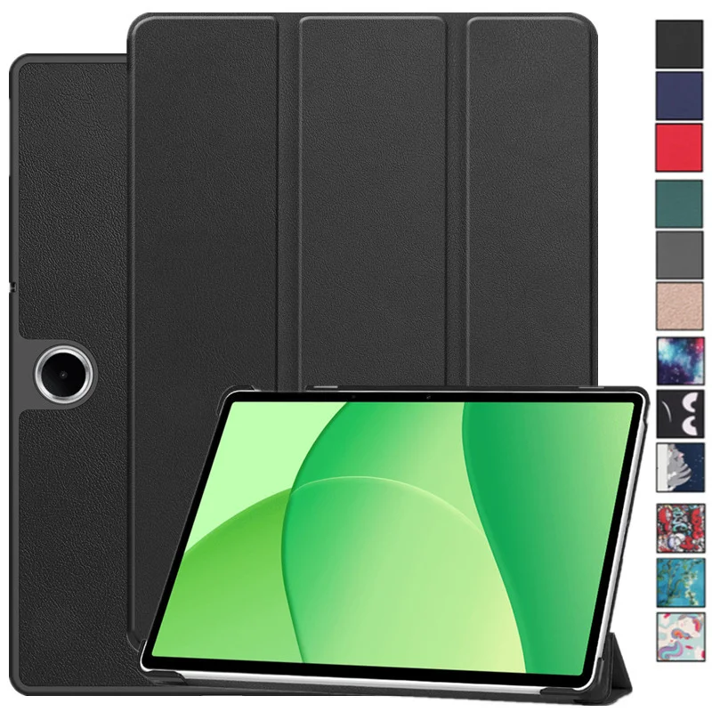 

Slim Folding Stand PU Leather Flip Tablet Case For OPPO Pad SE 11 inch 2025 Cover Hard Plastic Back Shell Funda Coque