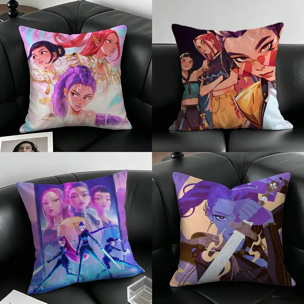 Movie Hunters Cushion Cover Natural Linen Pillowcase Set, All-in-One Decor for Sofa, Bedroom & Chair
