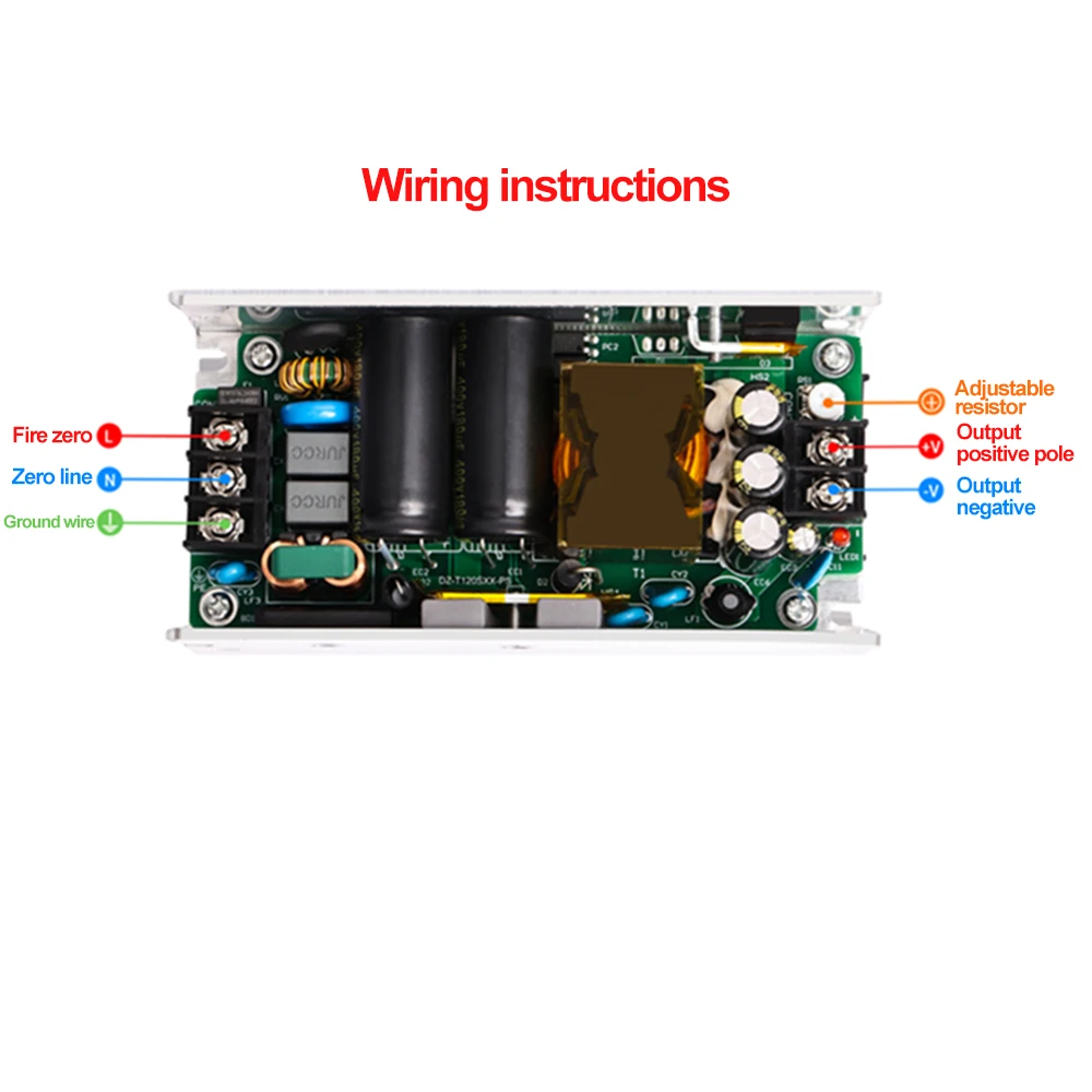 스위칭 전원 공급 장치, 스텝 다운 모듈, 보호 기능, 고효율 전력 변환, AC 220V/380V-DC 12V/24V