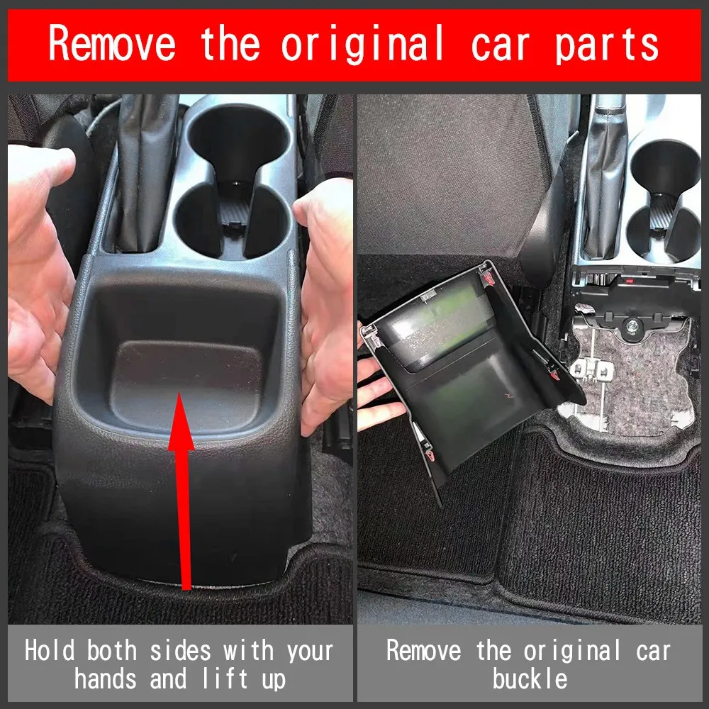 

Черный подлокотник центральной консоли, ящик для хранения, аксессуары для интерьера для Toyota Yaris/Yaris Hatchback/Yaris Cross