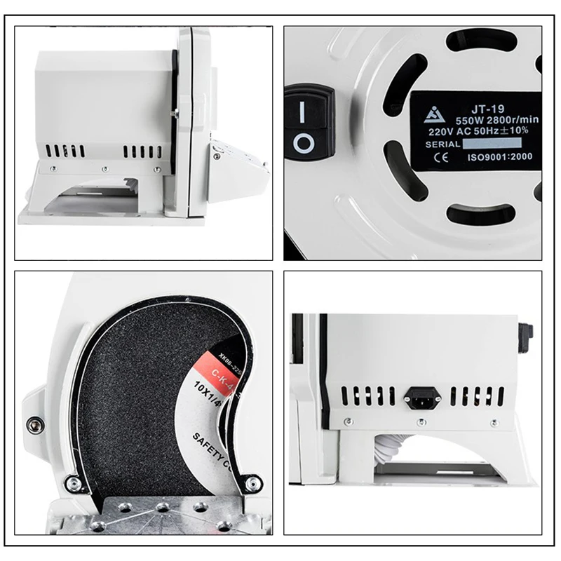 JT-19 2800 RPM Dental Plaster Model Trimmer Abrasive Disc Gypsum Arch Inner Disc Wheel Dry Model Trimmer Dental Lab Equipment