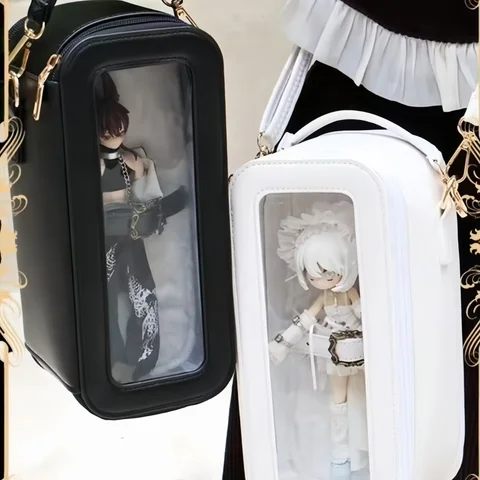 Кейс для мини-кукол BJD 1/12 из искусственной кожи