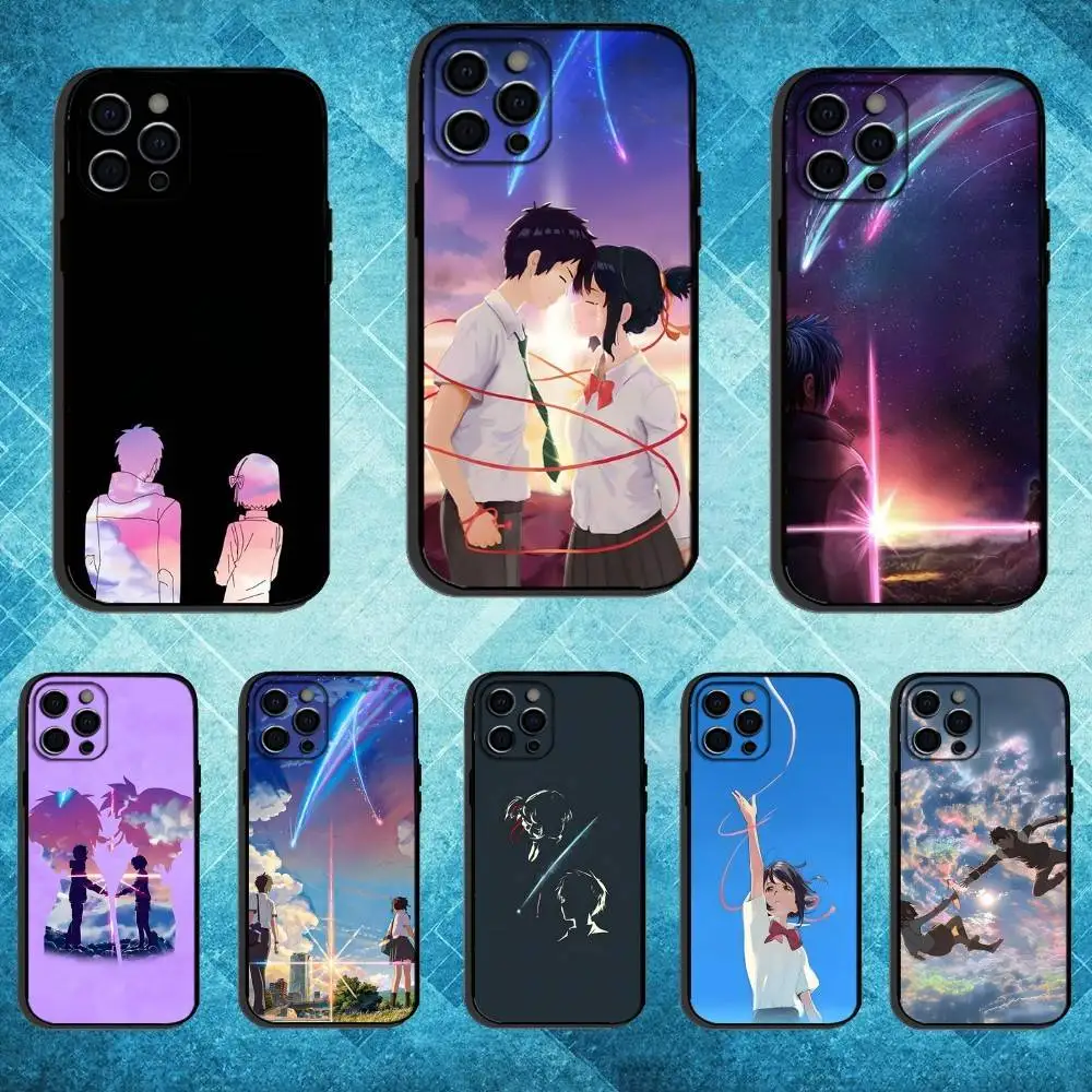 

Your Name Phone Case For iPhone17,16,15,14,13,12,11 Plus,Pro Max Soft Black Cover
