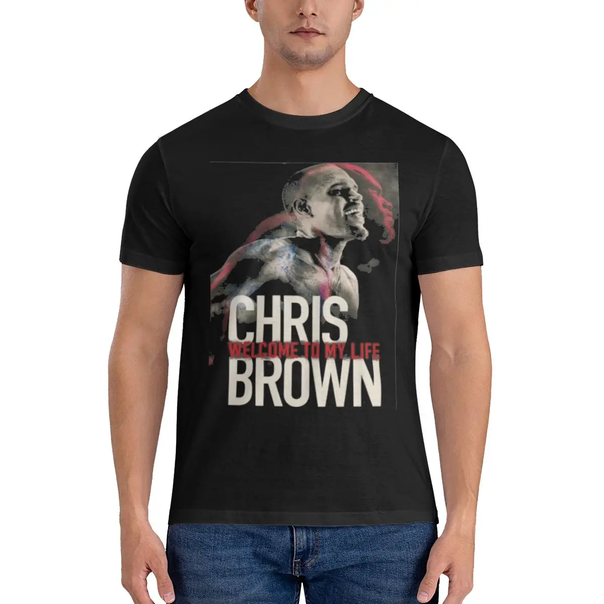 Chris Brown Men's Classic Unisex Cotton T-Shirt for Men & Women, Classic Tee