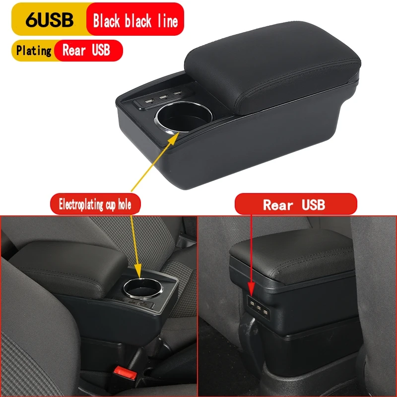 Skoda Rapid Armsteunbox elleboogsteun centrale inhoud opbergkoffer console opbergruimte