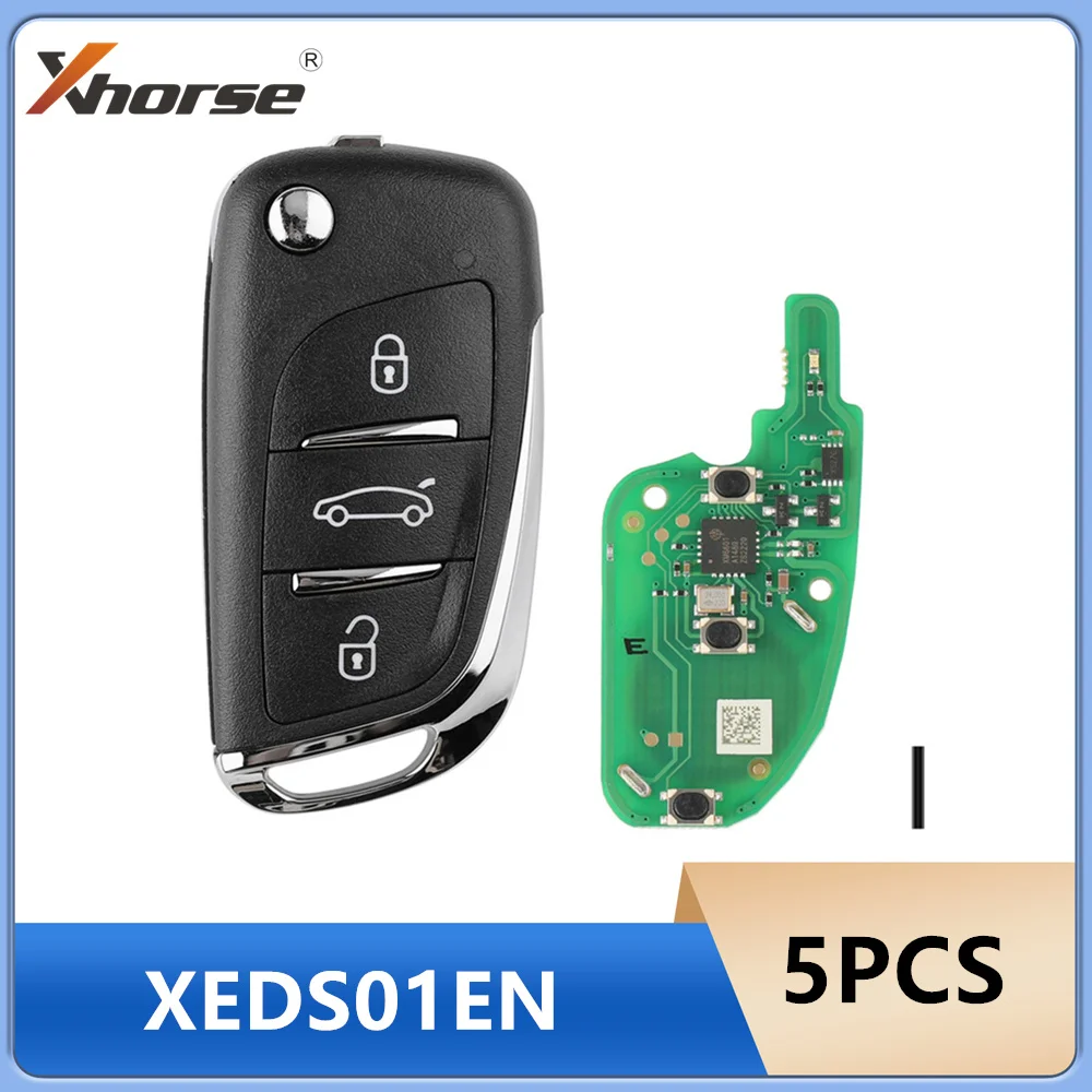 Xhorse XEDS01EN DS Style Super Remote 3 Buttons with Built-in Super Chip English Version 5pcs/lot