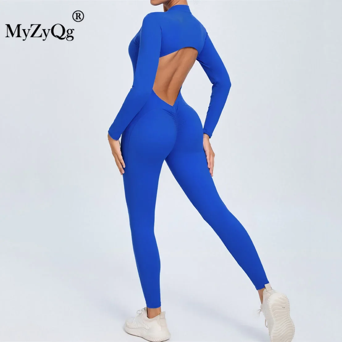 MyZyQg Women Ballet Dance Aerial Long Sleeve Yoga Set Jumpsuit High Elastic Fitness Sports Running Tracksuit Gym Sportswear