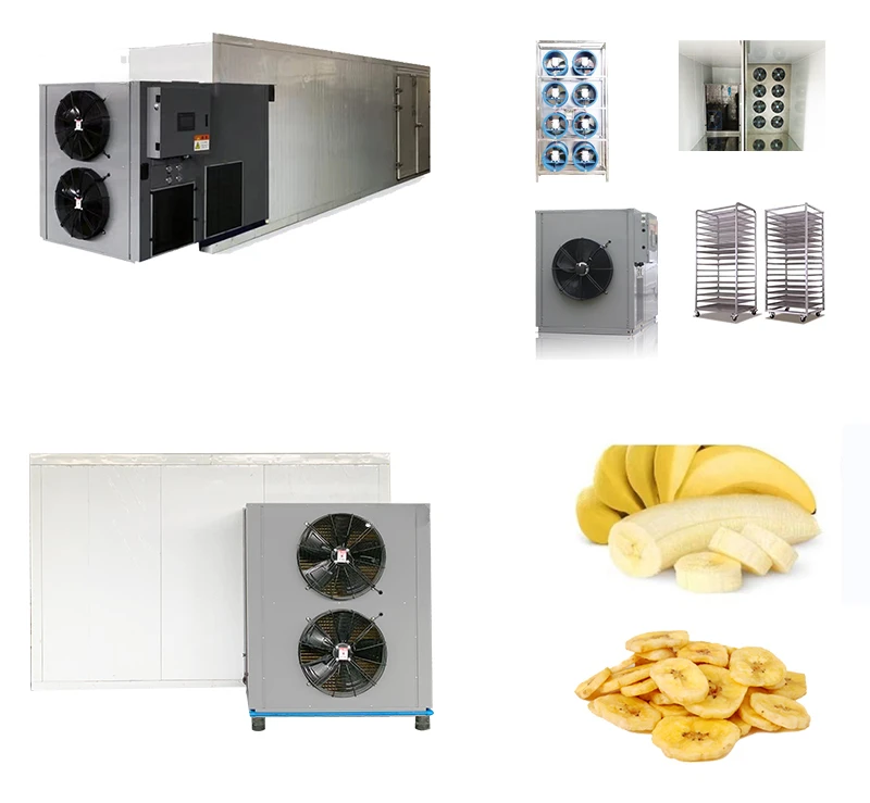 Heat Pump Hot Air vegetable Dehydrator and food Dryer banana / orange  Dehumidifier