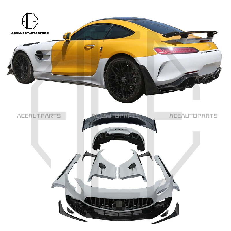 High Quality Carbon Fiber Body Kit Side Fenders For AMG GT GTS GTC Pro Style Perfect Fitment FRONT BUMPER REAR BUMPER FENDER